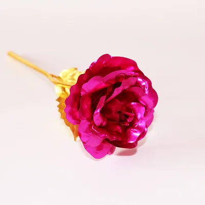 24K Gold Foil Rose Gift Set for Valentine’s Day Love