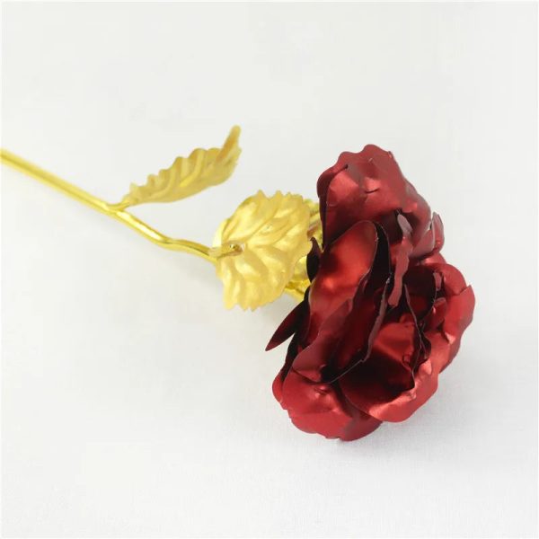 24K Gold Foil Rose Gift Set for Valentine’s Day Love