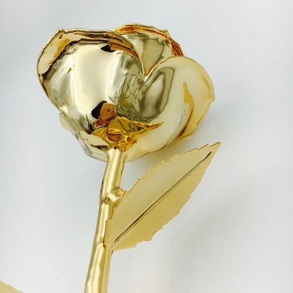 24K Gold Plated Preserved Rose Gift for Wedding & Birthday 24K Gold Plated Preserved Rose Gift for Wedding & Birthday