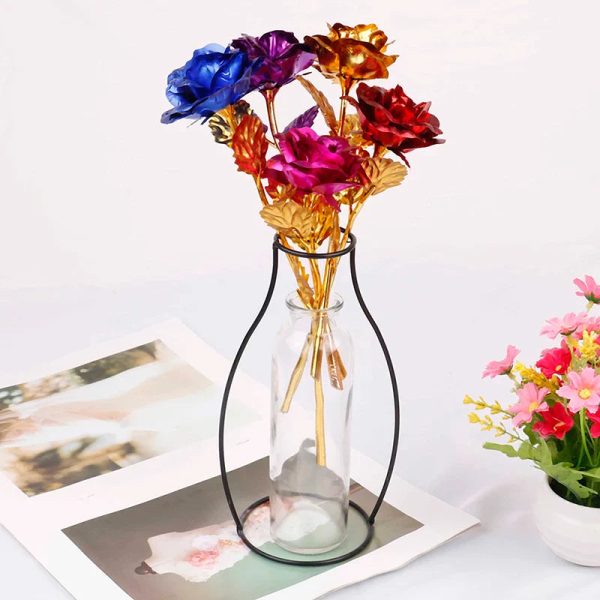 24K Gold Plated Rose Flower Luxury Gift for Lovers