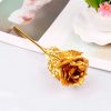 24K Gold Plated Rose Flower Luxury Gift for Lovers
