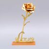 24K Gold Rose Flower for Valentine's Day and Gifts 24K Gold Rose Flower for Valentine's Day and Gifts