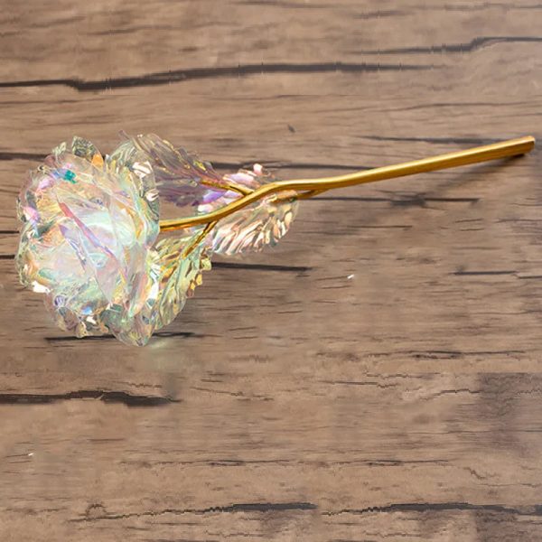 24K Gold Rose Flower for Valentine's Day and Gifts 24K Gold Rose Flower for Valentine's Day and Gifts