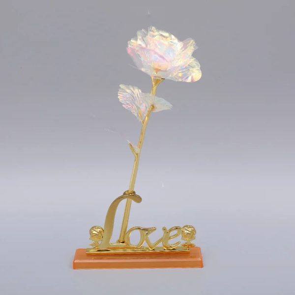 24K Gold Rose Flower for Valentine's Day and Gifts 24K Gold Rose Flower for Valentine's Day and Gifts