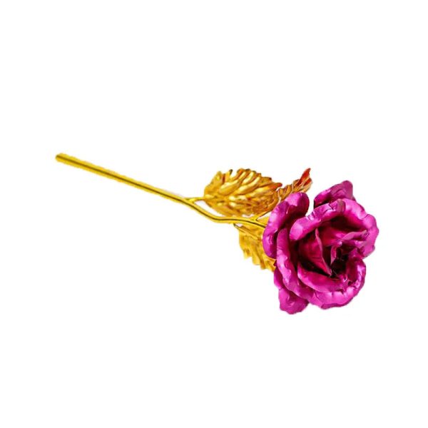24K Gold Rose Flower for Valentine's Day and Gifts 24K Gold Rose Flower for Valentine's Day and Gifts