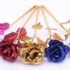 24K Gold Rose Flower for Valentine's Day and Gifts 24K Gold Rose Flower for Valentine's Day and Gifts