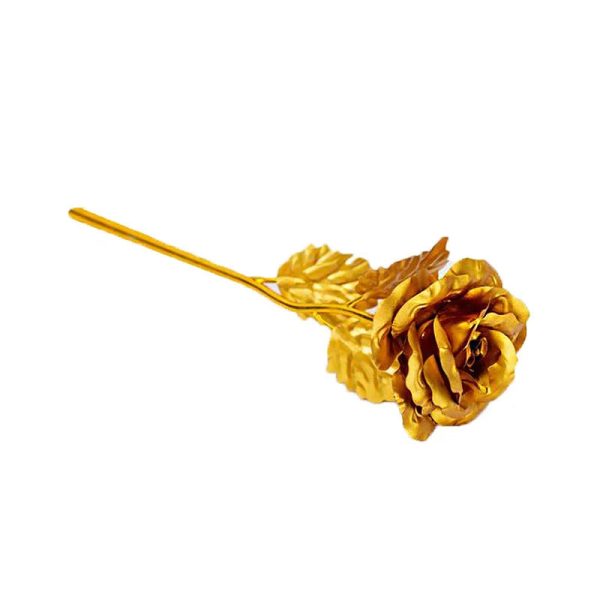 24K Gold Rose Flower for Valentine's Day and Gifts 24K Gold Rose Flower for Valentine's Day and Gifts