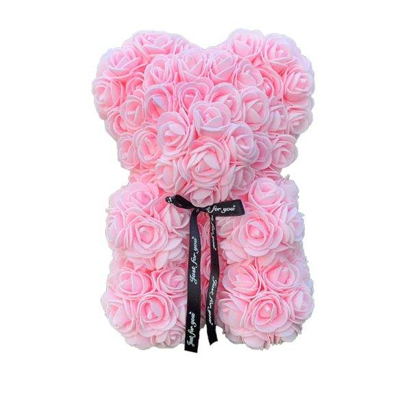 25 cm Rose Teddy Bear Artificial Foam Flower Gift 25 cm Rose Teddy Bear Artificial Foam Flower Gift