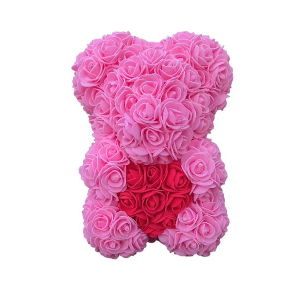 25 cm Rose Teddy Bear Artificial Foam Flower Gift 25 cm Rose Teddy Bear Artificial Foam Flower Gift