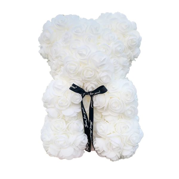 25 cm Rose Teddy Bear Artificial Foam Flower Gift 25 cm Rose Teddy Bear Artificial Foam Flower Gift