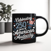 250 Years America 250th Anniversary USA 4th of July Black Mug HO82 894822 250 Years America 250th Anniversary USA 4th of July Black Mug HO82 894822