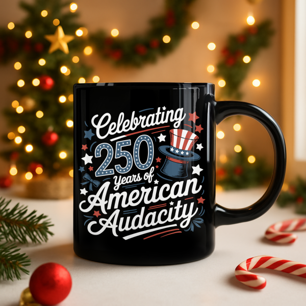250 Years America 250th Anniversary USA 4th of July Black Mug HO82 894822 250 Years America 250th Anniversary USA 4th of July Black Mug HO82 894822