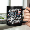 250 Years America 250th Anniversary USA 4th of July Black Mug HO82 894822 250 Years America 250th Anniversary USA 4th of July Black Mug HO82 894822