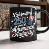 250 Years America 250th Anniversary USA 4th of July Black Mug HO82 894822 250 Years America 250th Anniversary USA 4th of July Black Mug HO82 894822