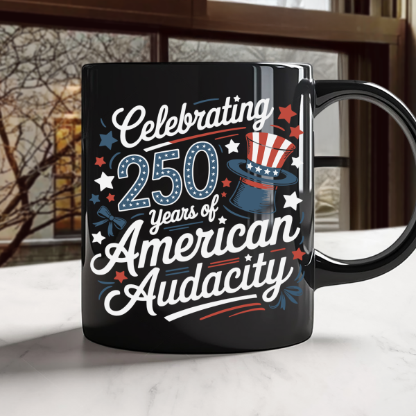 250 Years America 250th Anniversary USA 4th of July Black Mug HO82 894822 250 Years America 250th Anniversary USA 4th of July Black Mug HO82 894822