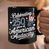 250 Years America 250th Anniversary USA 4th of July Black Mug HO82 894822 250 Years America 250th Anniversary USA 4th of July Black Mug HO82 894822