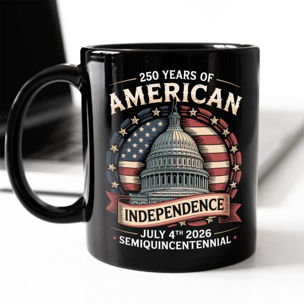 250 Years Of America Black Mug TH10 894655 250 Years Of America Black Mug TH10 894655