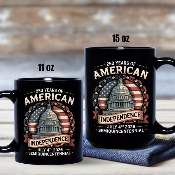 250 Years Of America Black Mug TH10 894655 250 Years Of America Black Mug TH10 894655