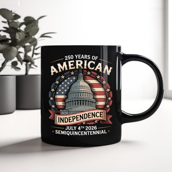 250 Years Of America Black Mug TH10 894655 250 Years Of America Black Mug TH10 894655