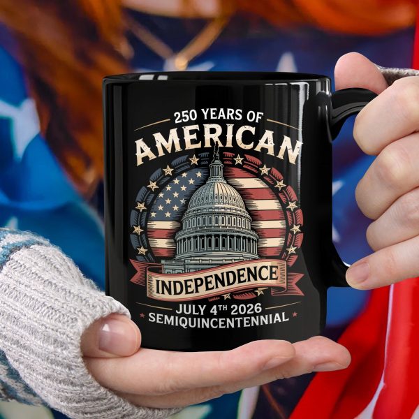 250 Years Of America Black Mug TH10 894655 250 Years Of America Black Mug TH10 894655