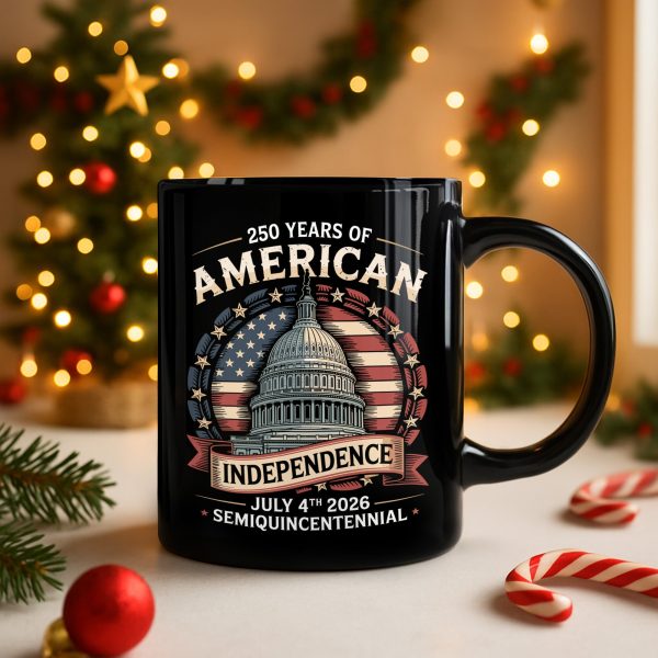 250 Years Of America Black Mug TH10 894655 250 Years Of America Black Mug TH10 894655