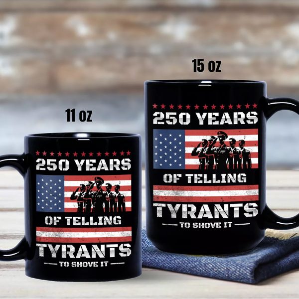 250 Years USA 250th Anniversary America Celebration Black Mug CH07 896742 250 Years USA 250th Anniversary America Celebration Black Mug CH07 896742