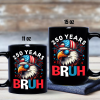 250 Years USA Bruh 250th Birthday 1776-2026 Eagle Flag Black Mug HA75 897322 250 Years USA Bruh 250th Birthday 1776-2026 Eagle Flag Black Mug HA75 897322