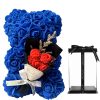 25cm Artificial Rose Bear with Gift Box 25cm Artificial Rose Bear with Gift Box