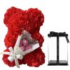 25cm Artificial Rose Bear with Gift Box 25cm Artificial Rose Bear with Gift Box
