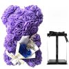 25cm Artificial Rose Bear with Gift Box 25cm Artificial Rose Bear with Gift Box