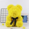25cm Artificial Rose Teddy Bear with Decorative Light 25cm Artificial Rose Teddy Bear with Decorative Light