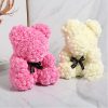 25cm Artificial Rose Teddy Bear with Decorative Light 25cm Artificial Rose Teddy Bear with Decorative Light