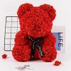 25cm Artificial Rose Teddy Bear with Decorative Light 25cm Artificial Rose Teddy Bear with Decorative Light