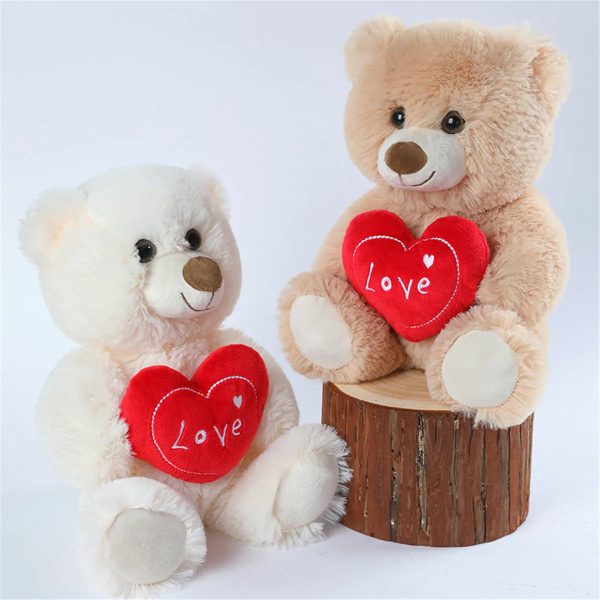 25cm Heart Bear Plush – Soft Stuffed Animal for Valentine’s Day and Birthday Gifts 25cm Heart Bear Plush – Soft Stuffed Animal for Valentine’s Day and Birthday Gifts