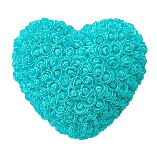 25cm Heart-Shaped Artificial Rose Bouquet for Valentine's Day, Wedding, and Home Decoration 25cm Heart-Shaped Artificial Rose Bouquet for Valentine's Day, Wedding, and Home Decoration