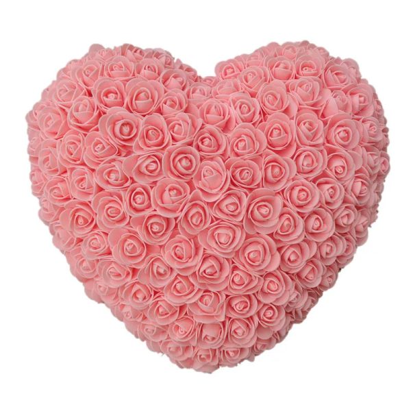 25cm Heart-Shaped Artificial Rose Bouquet for Valentine's Day, Wedding, and Home Decoration 25cm Heart-Shaped Artificial Rose Bouquet for Valentine's Day, Wedding, and Home Decoration