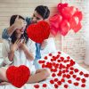 25cm Heart-Shaped Artificial Rose Bouquet for Valentine's Day, Wedding, and Home Decoration 25cm Heart-Shaped Artificial Rose Bouquet for Valentine's Day, Wedding, and Home Decoration