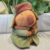 25cm Kapibara Plush Toy with Jacket Soft Stuffed Animal Doll for Gifts 25cm Kapibara Plush Toy with Jacket Soft Stuffed Animal Doll for Gifts