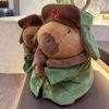 25cm Kapibara Plush Toy with Jacket Soft Stuffed Animal Doll for Gifts 25cm Kapibara Plush Toy with Jacket Soft Stuffed Animal Doll for Gifts