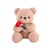 25cm Rose Teddy Bear Plush Toy Romantic Gift for Valentine's Day