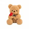 25cm Rose Teddy Bear Plush Toy Romantic Gift for Valentine's Day