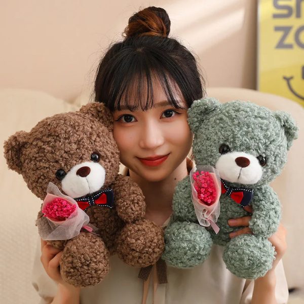 25cm Teddy Bear Plush Toy Cute Hug Bouquet Gift 25cm Teddy Bear Plush Toy Cute Hug Bouquet Gift