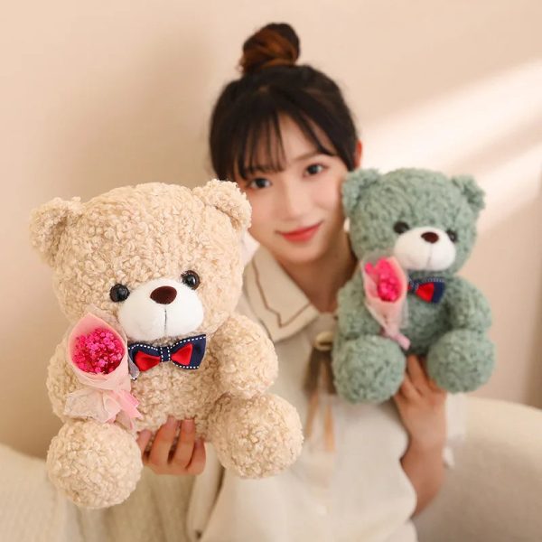 25cm Teddy Bear Plush Toy Cute Hug Bouquet Gift 25cm Teddy Bear Plush Toy Cute Hug Bouquet Gift