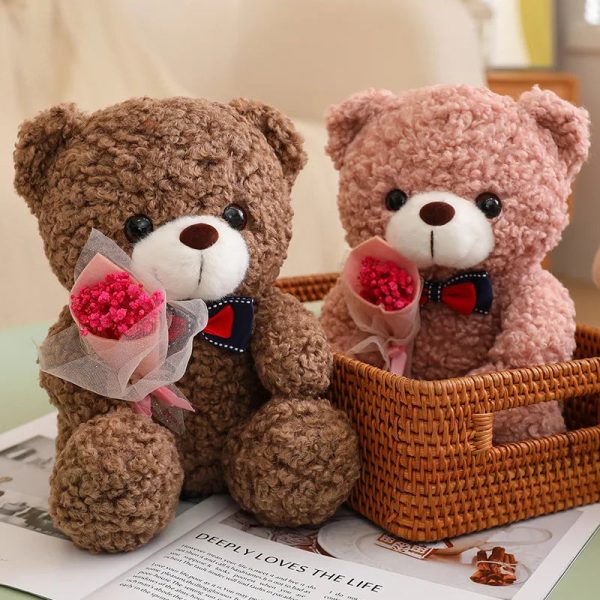 25cm Teddy Bear Plush Toy Cute Hug Bouquet Gift 25cm Teddy Bear Plush Toy Cute Hug Bouquet Gift