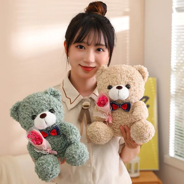 25cm Teddy Bear Plush Toy Cute Hug Bouquet Gift 25cm Teddy Bear Plush Toy Cute Hug Bouquet Gift