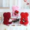 25cm Teddy Rose Bear with Lighted Box Artificial Flower Gift for Valentine's Day and Special Occasions 25cm Teddy Rose Bear with Lighted Box Artificial Flower Gift for Valentine's Day and Special Occasions