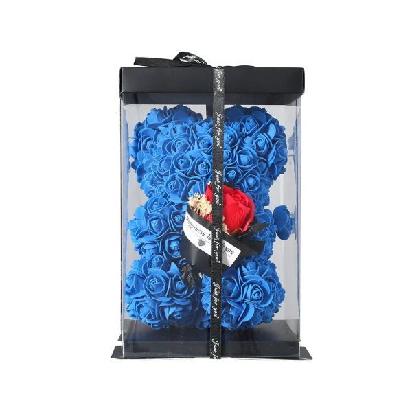 25cm Teddy Rose Bear with Lighted Box Artificial Flower Gift for Valentine's Day and Special Occasions 25cm Teddy Rose Bear with Lighted Box Artificial Flower Gift for Valentine's Day and Special Occasions
