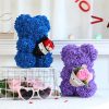 25cm Teddy Rose Bear with Lighted Box Artificial Flower Gift for Valentine's Day and Special Occasions 25cm Teddy Rose Bear with Lighted Box Artificial Flower Gift for Valentine's Day and Special Occasions