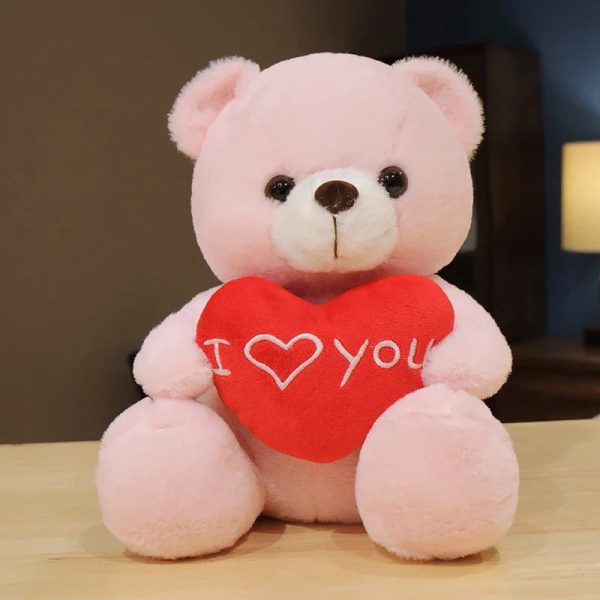 28CM Teddy Bear Plush Toy Holding Heart I Love You 28CM Teddy Bear Plush Toy Holding Heart I Love You