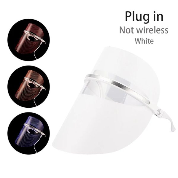 3 Colors LED Light Anti-aging Therapy Face Mask 3 Colors LED Light Anti-aging Therapy Face Mask